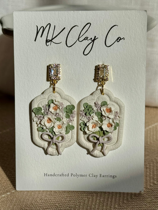 Lavender Bouquet Dangles
