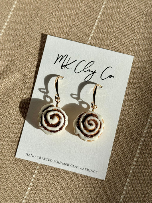 Sweet Cinnamon Roll Dangles