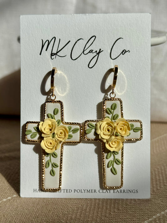Yellow Rose, Cross Dangles