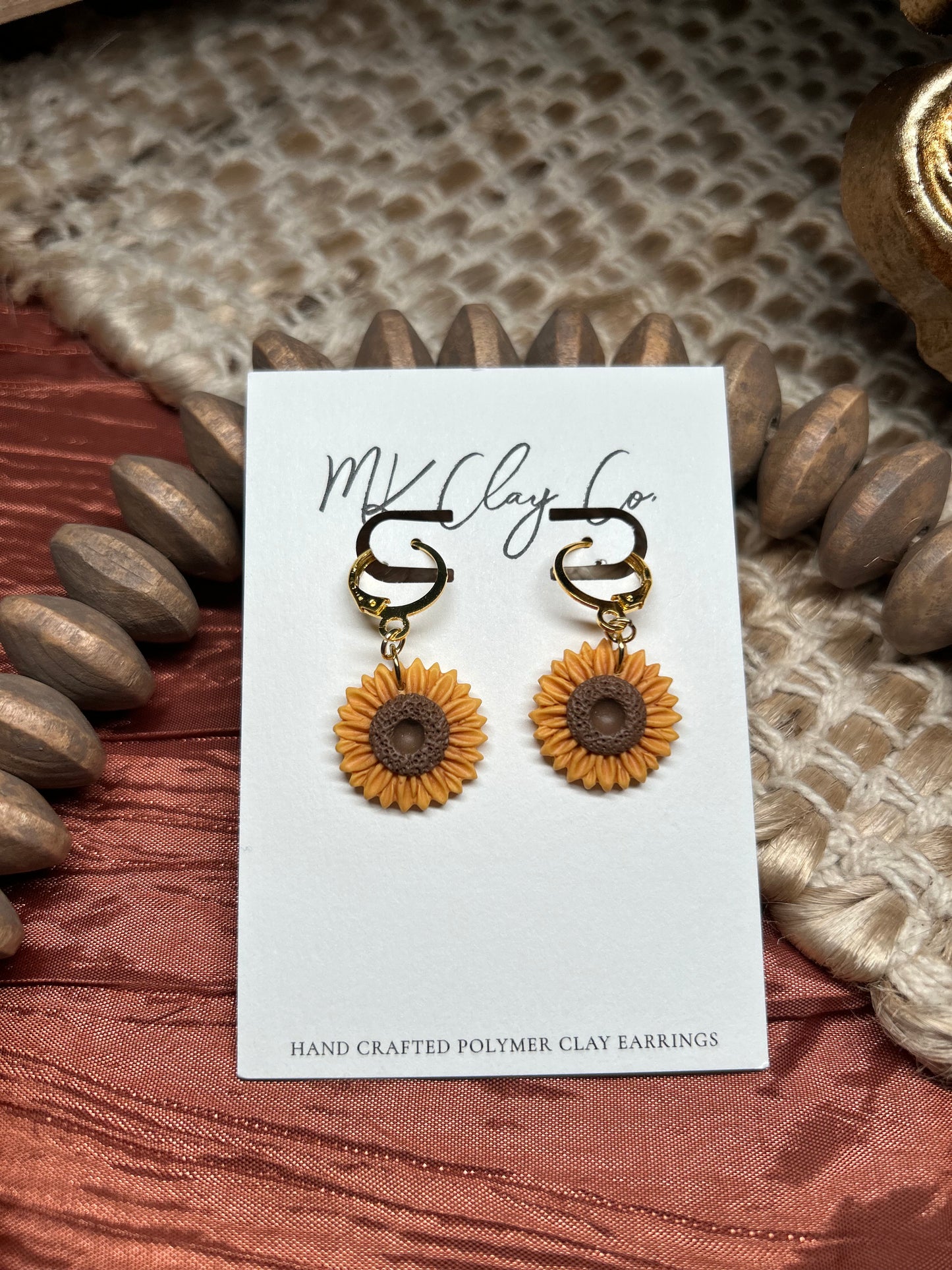 Sunflower Earrings