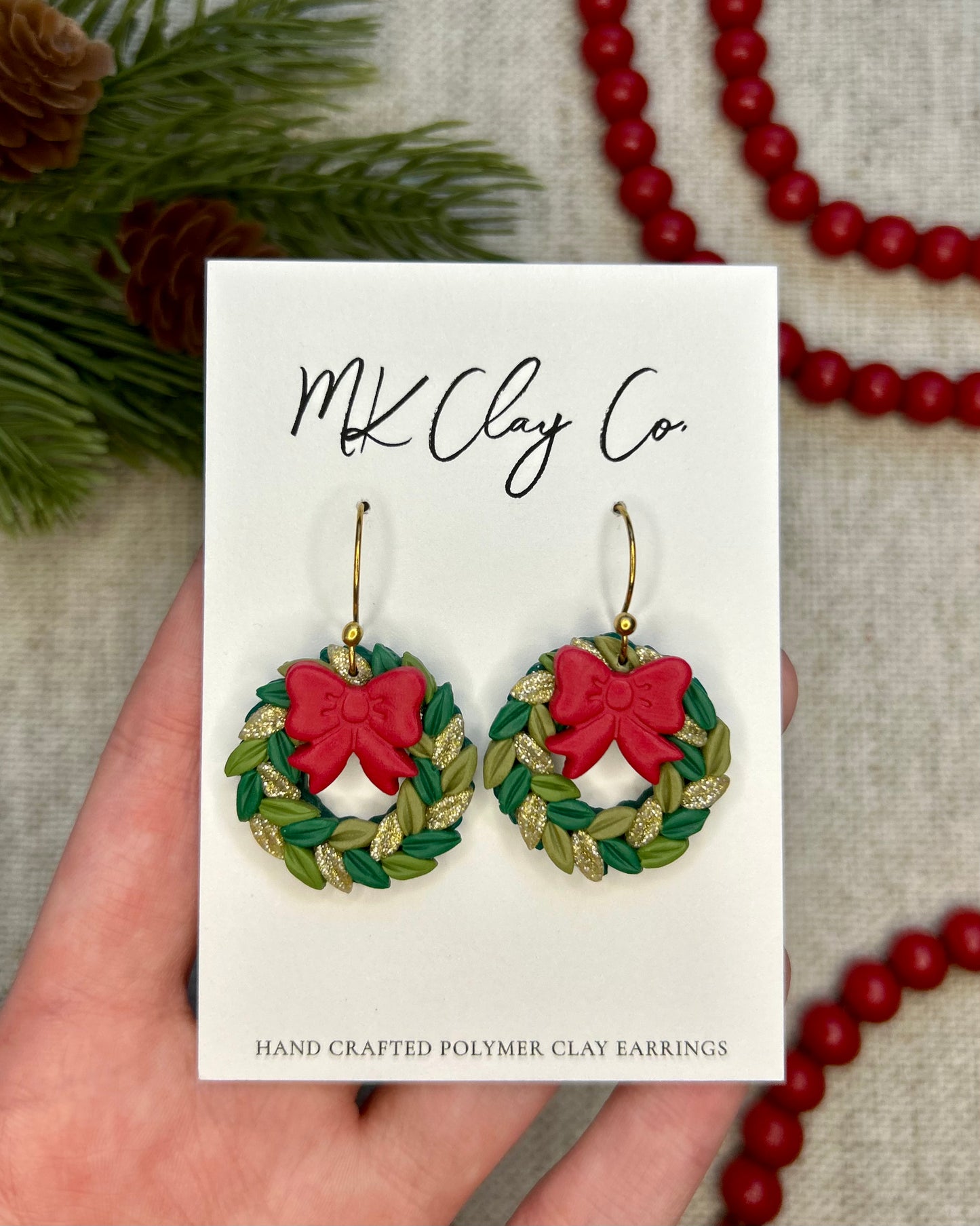 Festive Wreath Dangles